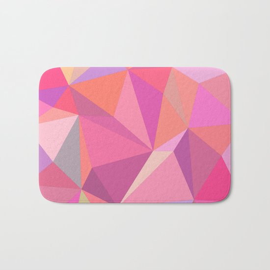 Triangle abstract Bath Mat