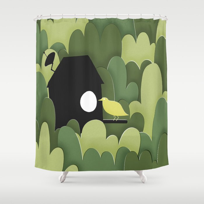 Birdhouse Shower Curtain By Davidpenela Society6