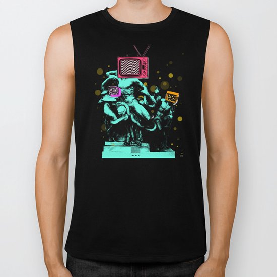 Laokoon Collage Biker Tank