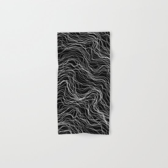 White Veins Hand & Bath Towel