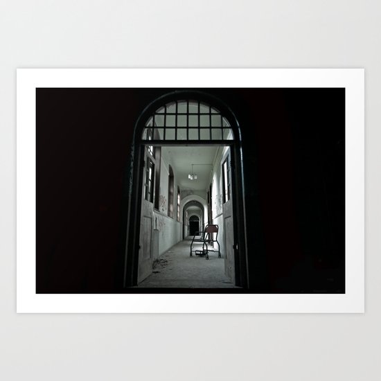 Where my darkness goes Art Print