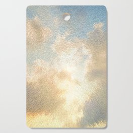 Pastel sky pixel art Cutting Board