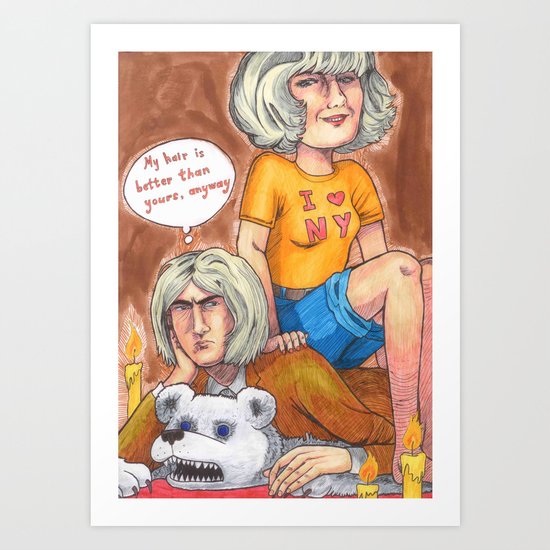 Blondies Art Print