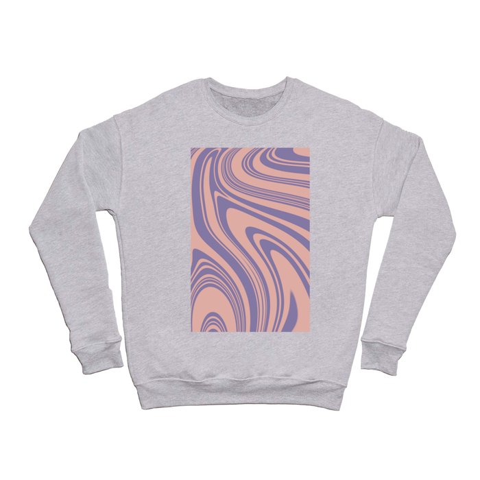 Ultra Violet and Blooming Dahlia  Crewneck Sweatshirt