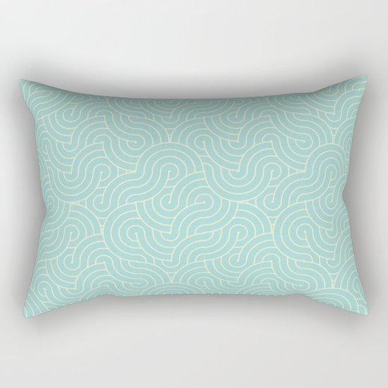 SWIRL / breeze Rectangular Pillow
