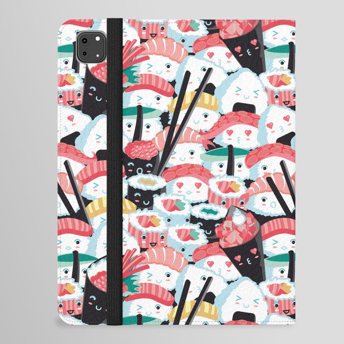 Kawaii Sushi Crowd iPad Folio Case