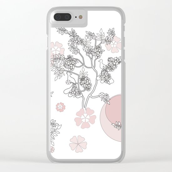 Foggy morning . Clear iPhone Case