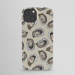 Oysters by the Dozen in Cream iPhone Case