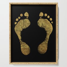 Footprints Serving Tray