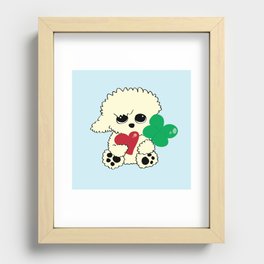 Good Luck Dog  Recessed Framed Print