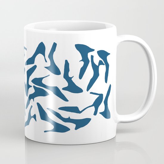 Shoes Navy on White Mug