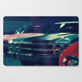 Vintage Chevelle SS American Classic Muscle car automobile transporation color photograph / photography poster posters Cutting Board