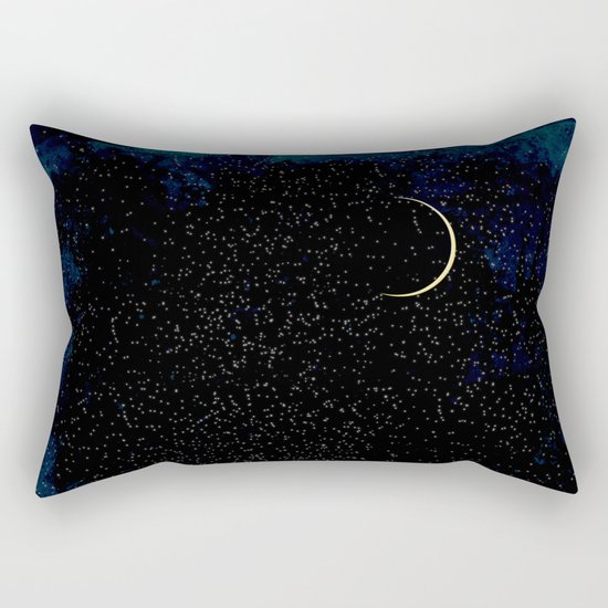 Crescent Moon Rectangular Pillow