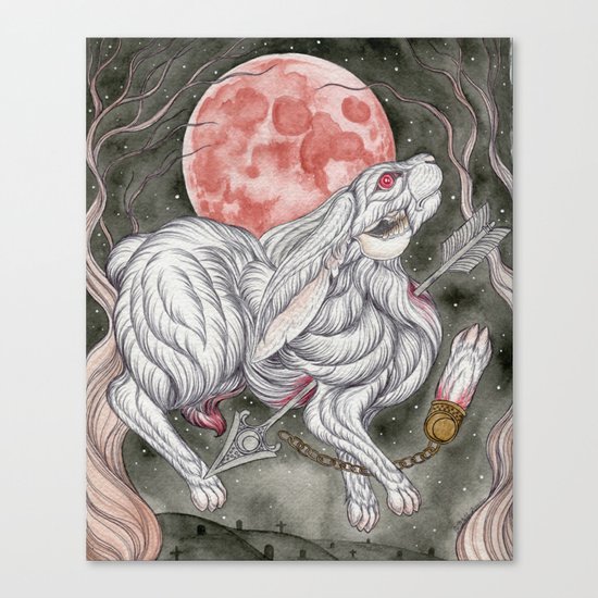 Myth of the Rabbit's Foot Canvas Print