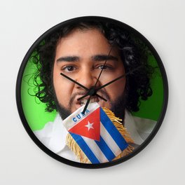 Karla Croqueta Cubana Wall Clock
