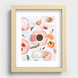 Still Life with Coffee Recessed Framed Print