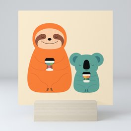 Coffee Buddy Mini Art Print