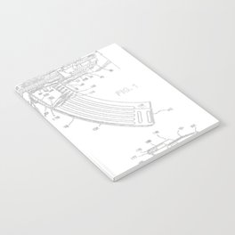 Ak 47 Assembly Instruction - Cool Design On Poster Tshirt And More Notebook