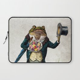 Gentleman Frog by George Hope Tait from 1900 Laptop Sleeve