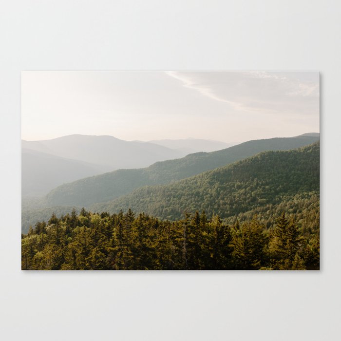 ADK Mountains Landscape Print Canvas Print