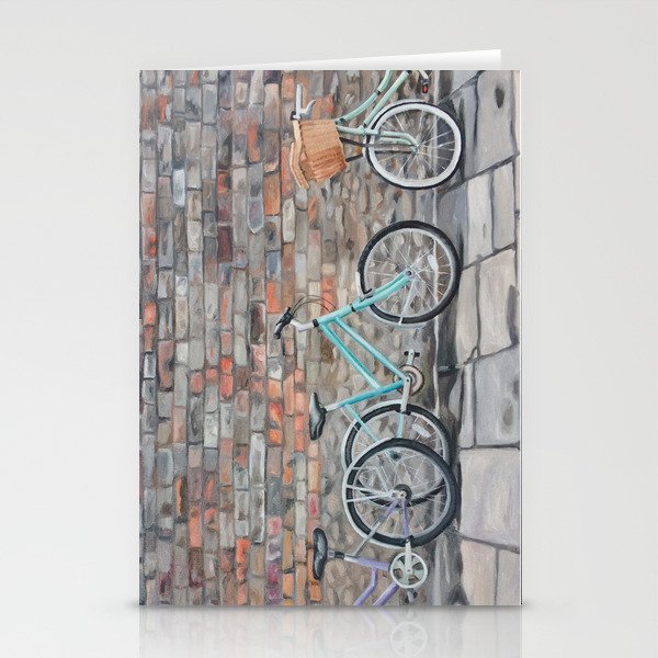 Do Not Lean Bicycles Against this Wall Stationery Cards