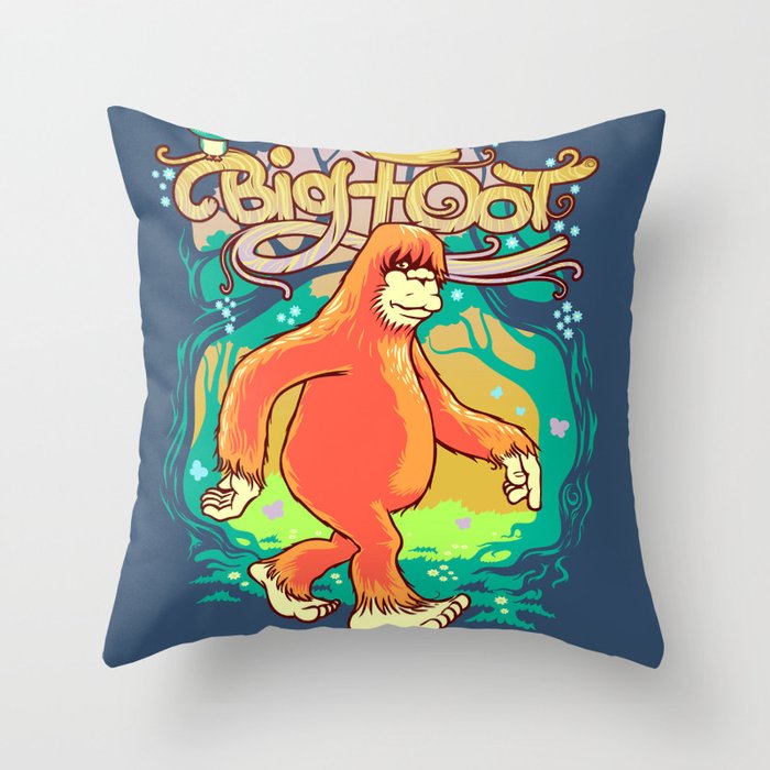 Big Foot Throw Pillow By Duvengar Society6