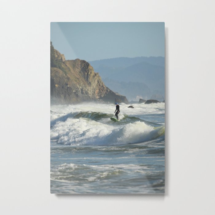 Surf Photography, Oregon Coast, Cannon Beach, Pacific Ocean, Pacific Northwest, Seascape, Landscape, Nature Photography Metal Print