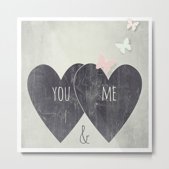 You and Me Metal Print