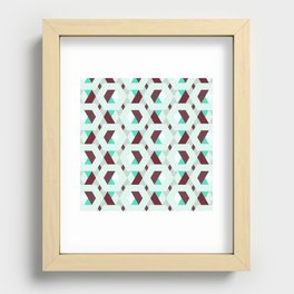 Hexagons Recessed Framed Print