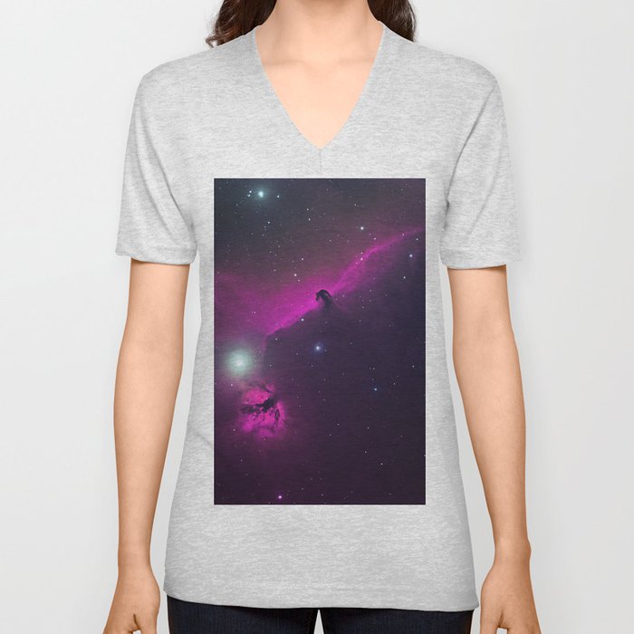 Horsehead Nebula V Neck T Shirt