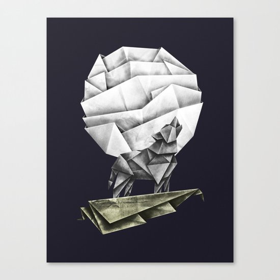 Wolfpaper Canvas Print