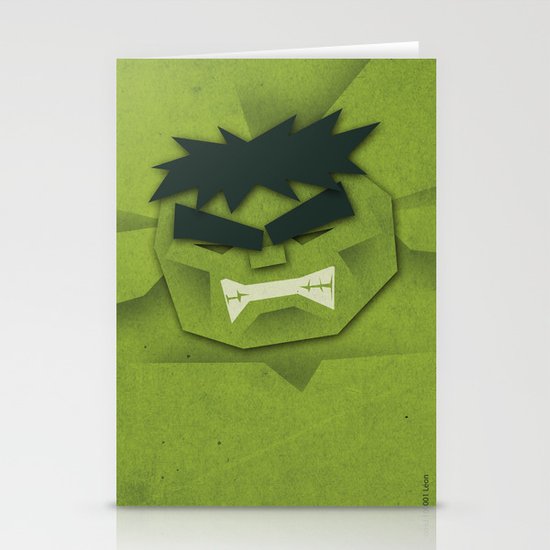 Paper Heroes - Hulk Stationery Cards