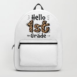 Hello 1st Grade Back To School Backpack