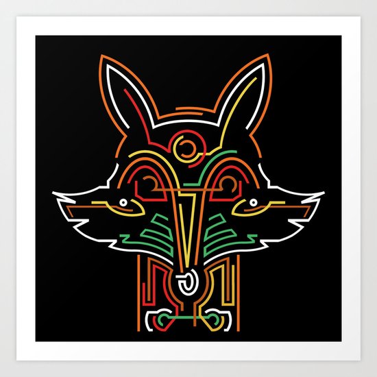 fox Art Print