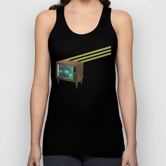 aliens exist - and anything else on tv Unisex Tank Top