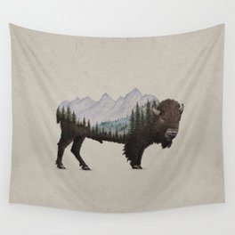 The Land of the Bison Wall Tapestry