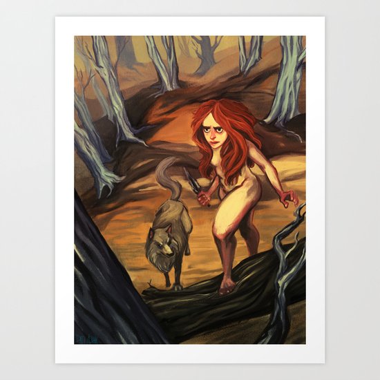 Woods Art Print