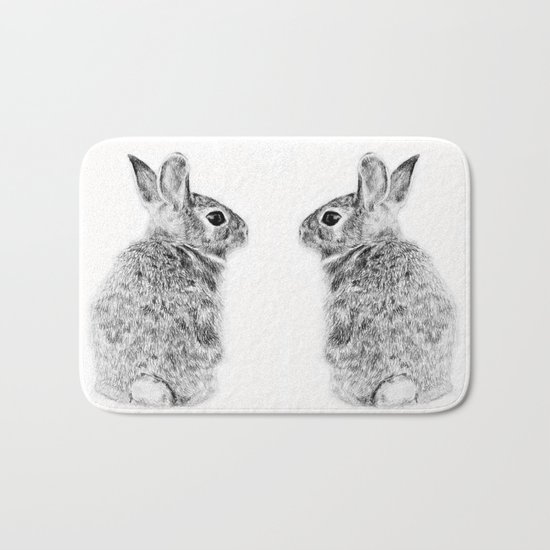 Rabbit Bath Mat