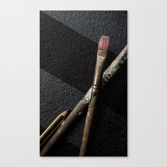 Brushes Canvas Print