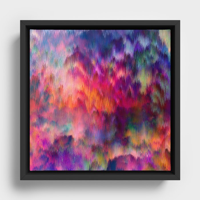 Sunset Storm Framed Canvas