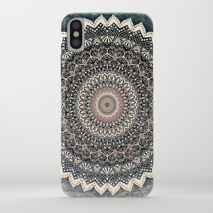 warm winter mandala iphone case