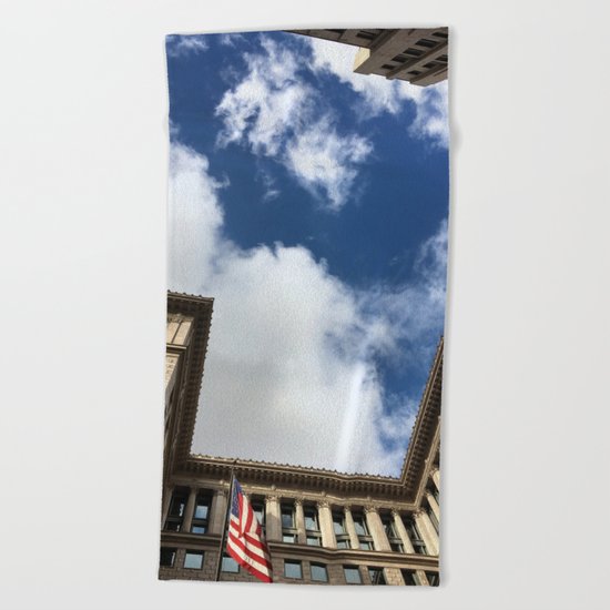 Downtown Los Angeles Beach Towel