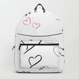 Hand drawing of hearts Backpack | Cute, Mylove, Linedrawing, Doodle, Lover, Valantine, Wedding, Stroke, Heart, Ink Pen 