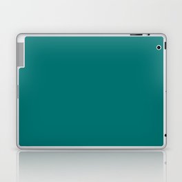 Dark Aqua Green Solid Color Pantone Parasailing 18-5020 TCX Shades of Blue-green Hues Laptop Skin