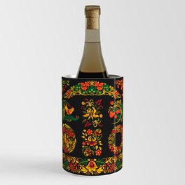 Native russian khokhloma Wine Chiller