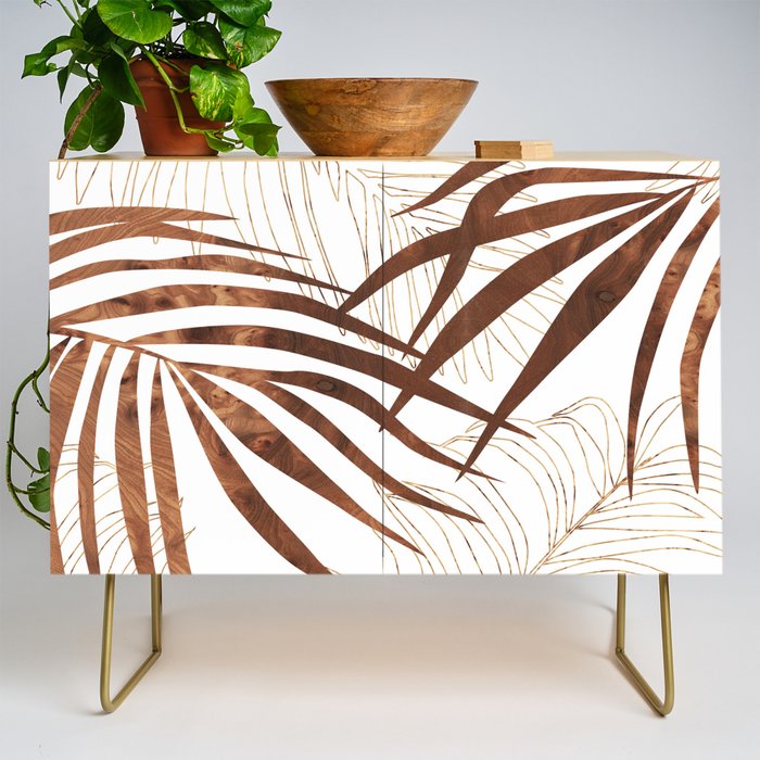 Palm Wood Credenza