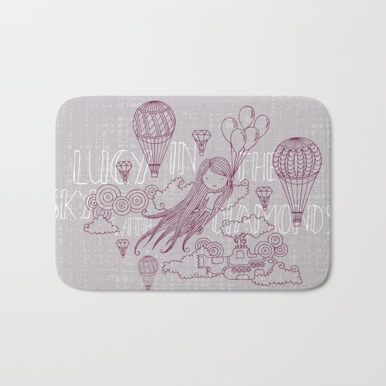 Lucy in the sky Bath Mat