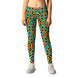 Breeze Block Eleven Multi PAC BK Leggings
