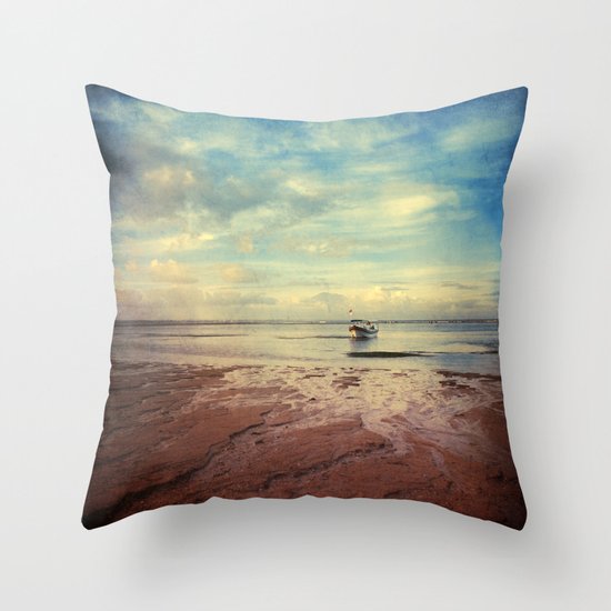 back flow Throw Pillow