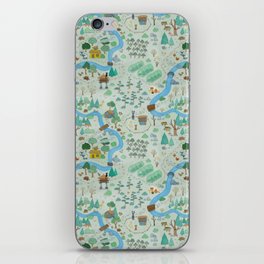 Path by the River Pattern  iPhone Skin